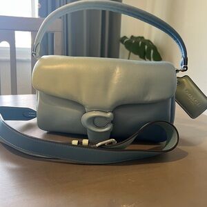 Coach Ombré Pillow Tabby 26 Blue Aqua Shoulder Crossbody Bag V Gently Used